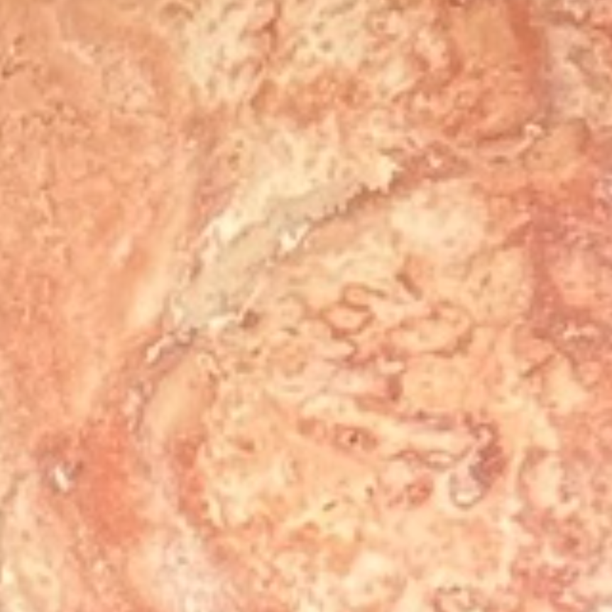 Natural Red Travertine Liquid Soap Dispenser – Orange Form Design