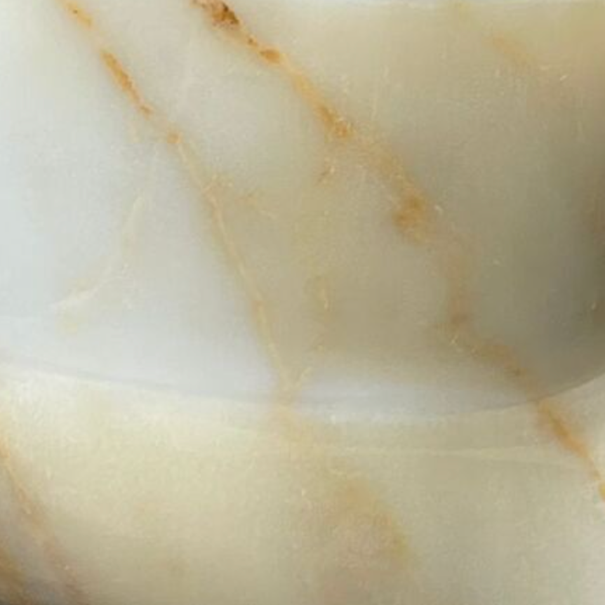 Sugar Marble Solid Soap Dish (Handcrafted)