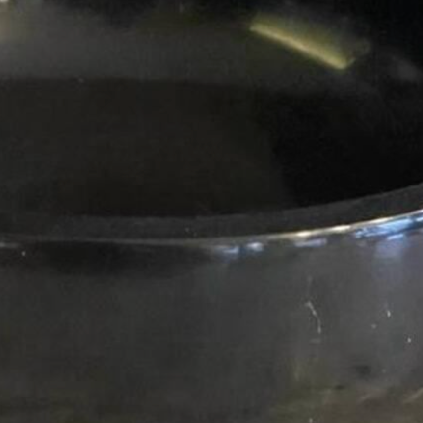 Black Marble Fruit Bowl / Serving Bowl (Handcrafted)