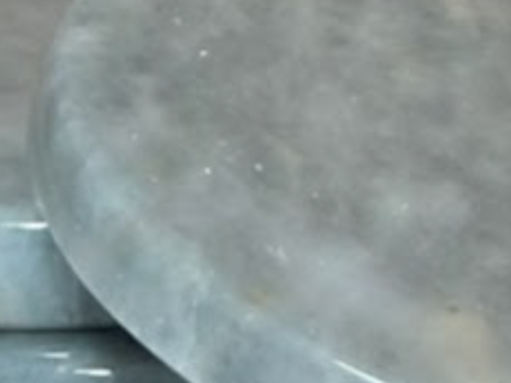 Grey Natural Marble Coaster Set