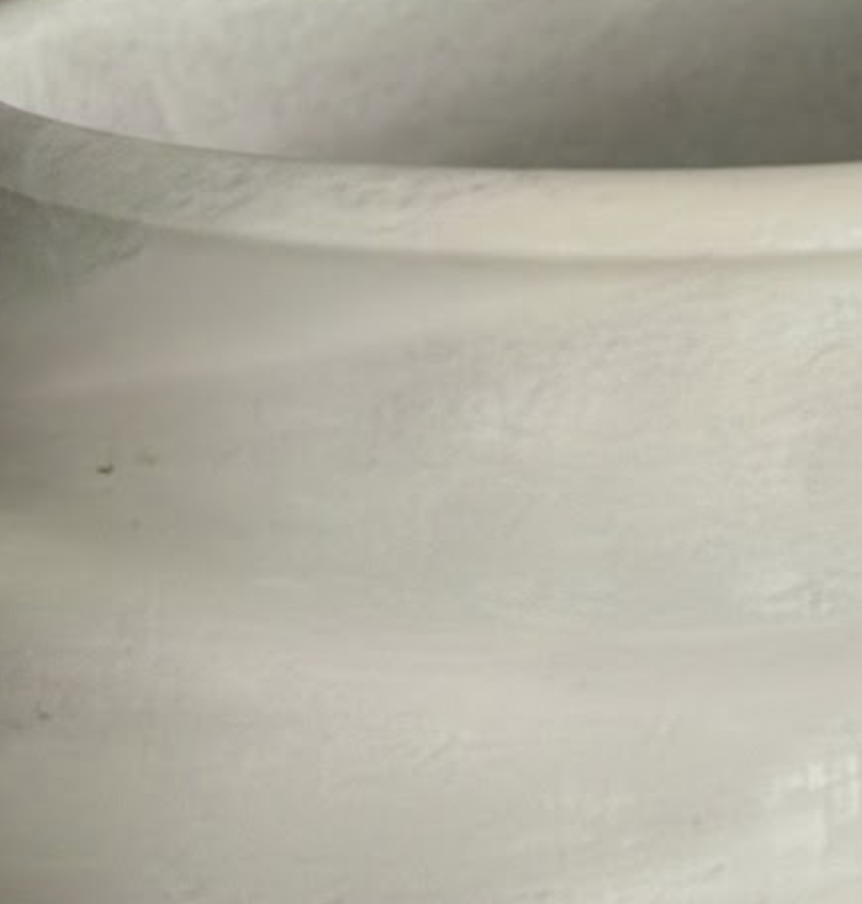 White Natural Marble Planter / Bowl – Handcrafted