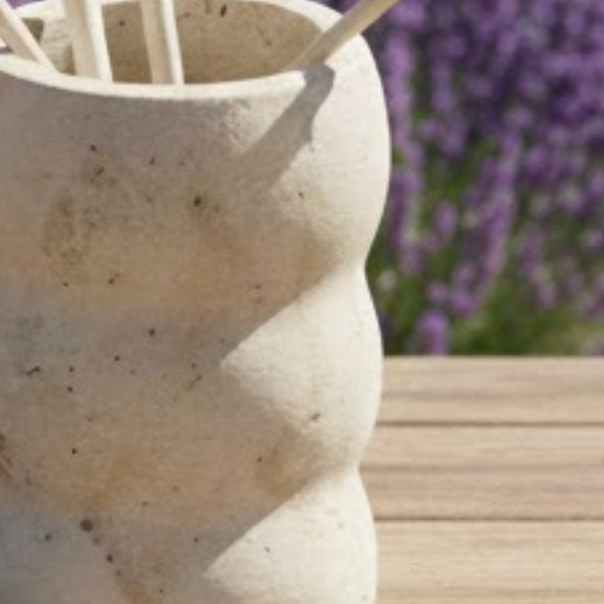 Travertine Natural Stone Decorative Vase – Handcrafted