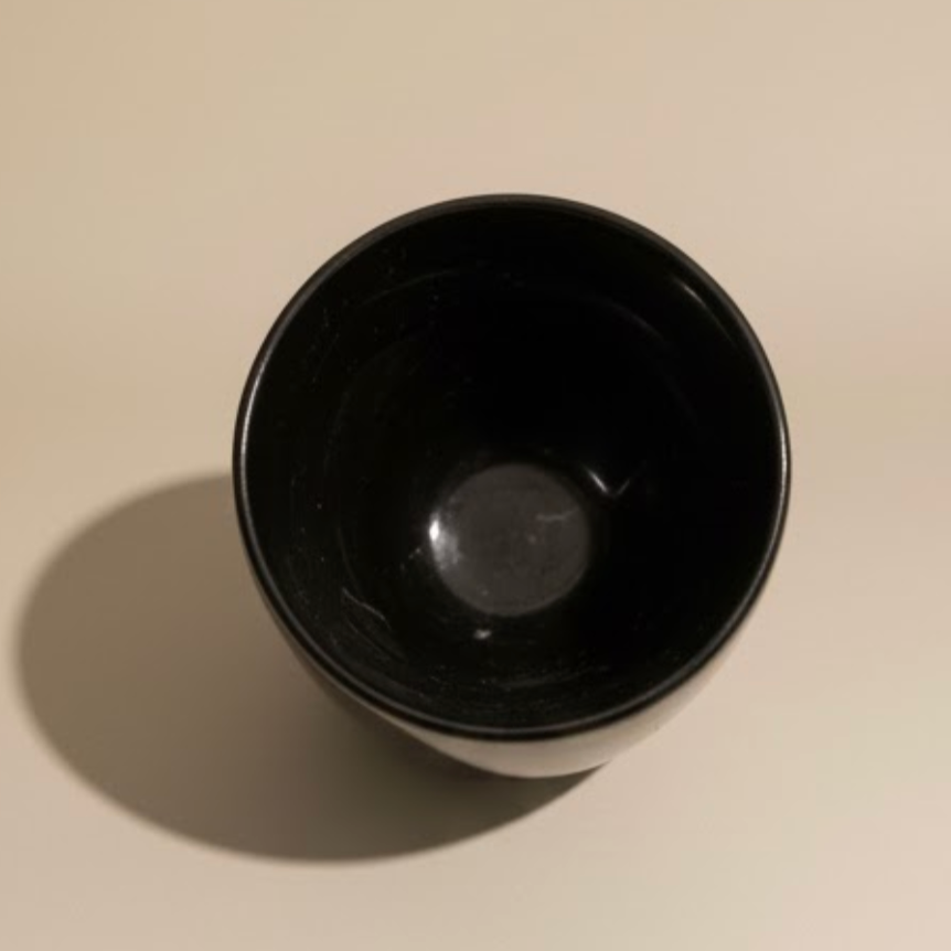Black Marble Vase – Handcrafted