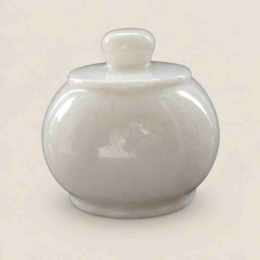 White Handmade Natural Marble Decorative Storage Box – Handcrafted