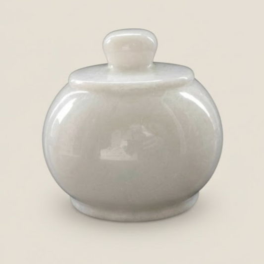 White Handmade Natural Marble Decorative Storage Box – Handcrafted