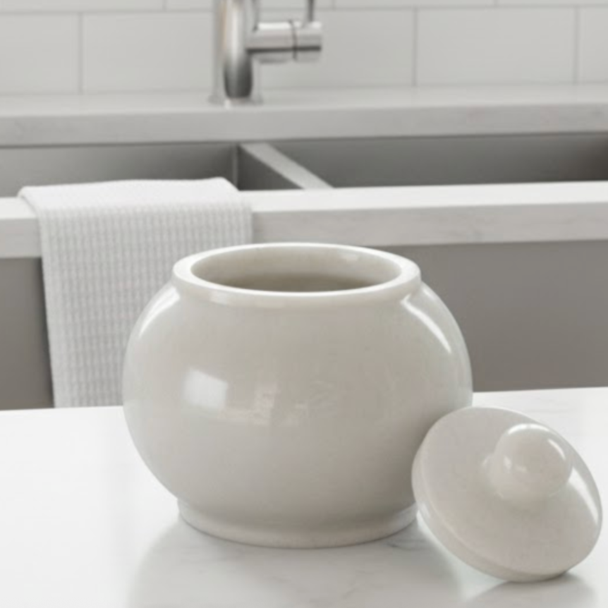 White Handmade Natural Marble Decorative Storage Box – Handcrafted