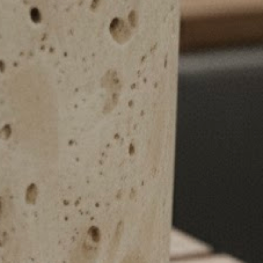 Travertine Natural Stone Multi-Purpose Holder – Handcrafted