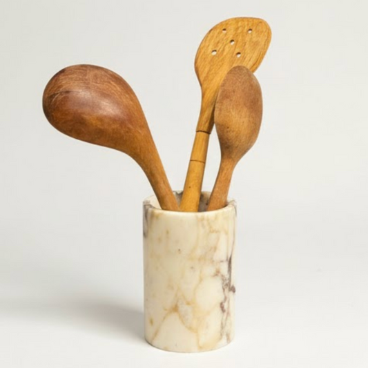 Lilac Marble Spoon Rest – Elegance & Order Combined