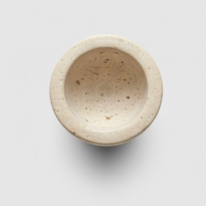 Travertine Candle Holder – Natural Stone Elegance