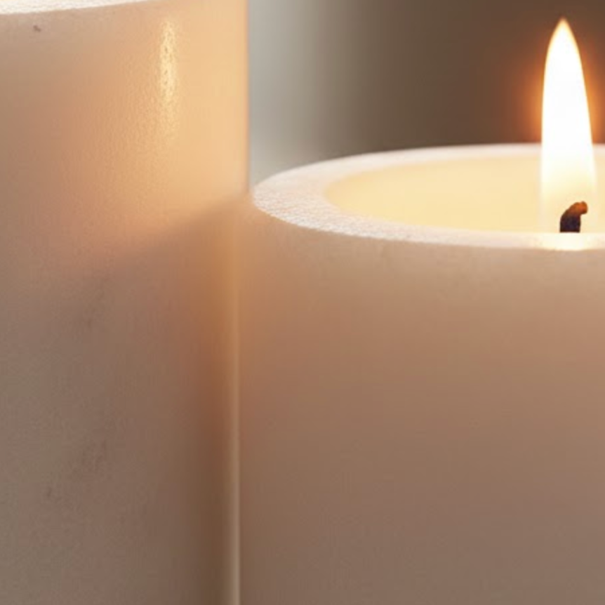 White Marble Candle Holder Set – Set of 3