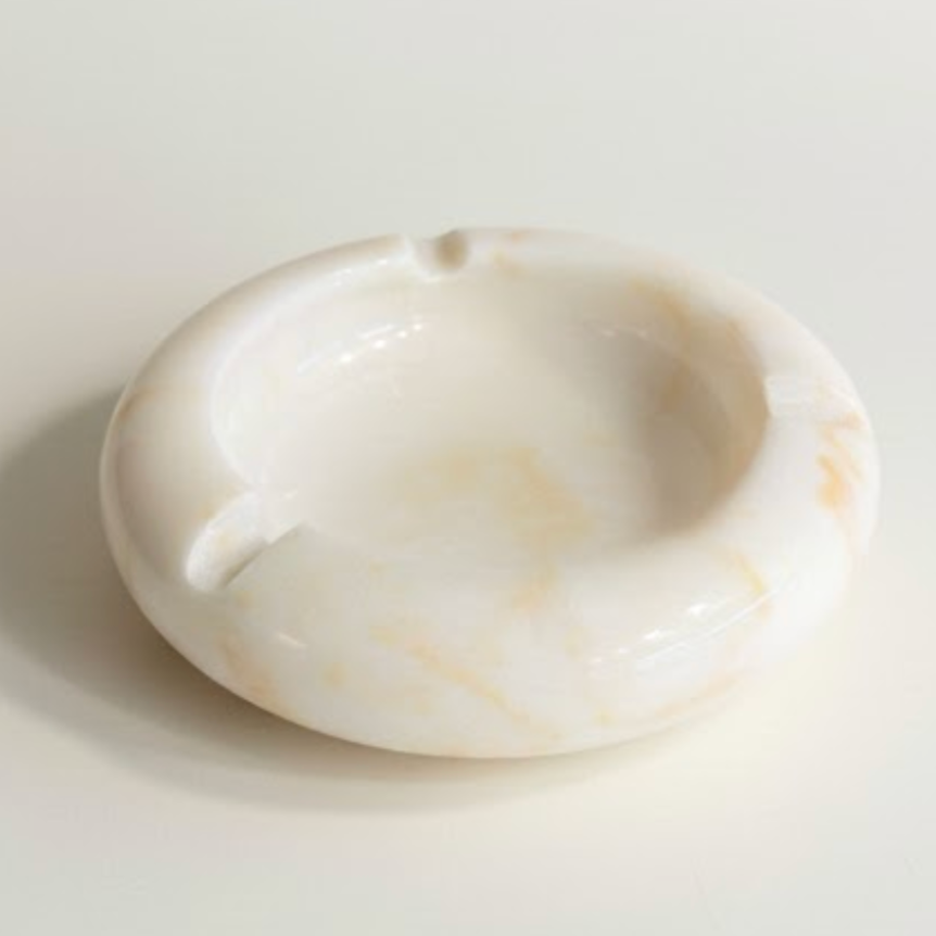 Sugar Marble Ashtray (Handcrafted)