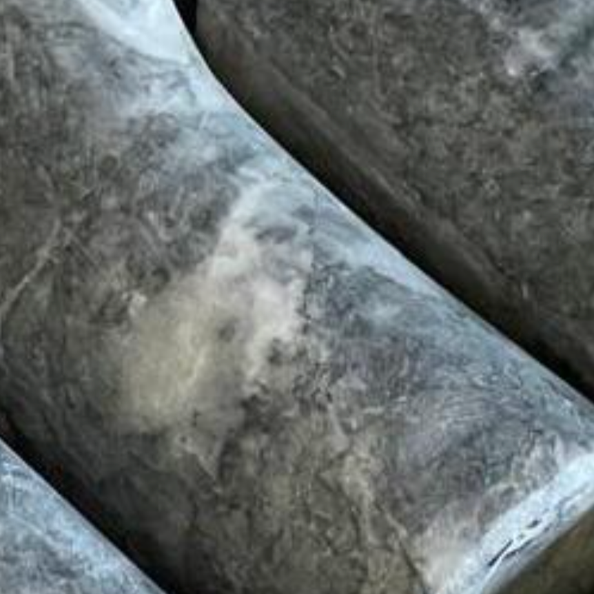 Uludag Black Matte Marble Decorative Object & Bookend Set – 2 Piece (Handcrafted)