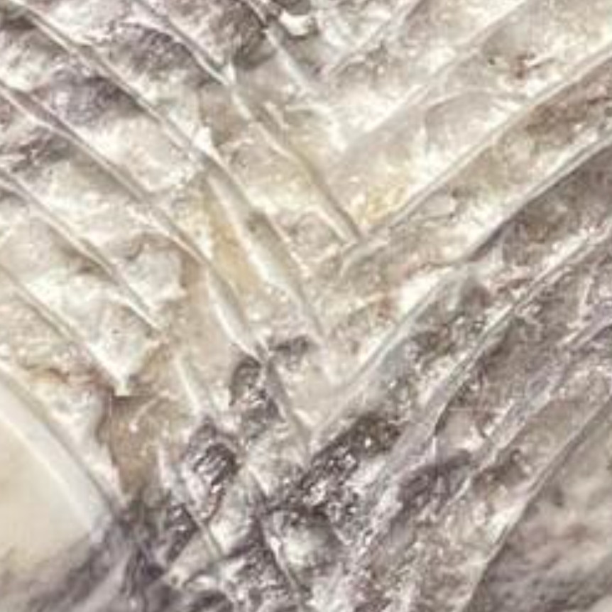 Lilac Marble Natural Stone Heart Sculpture with Tree Figure – Decorative Object