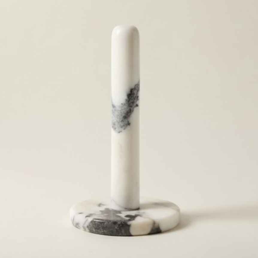 Lilac Marble Paper Towel Holder – Handcrafted Natural Stone