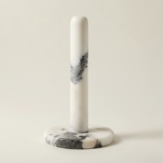 Lilac Marble Paper Towel Holder – Handcrafted Natural Stone