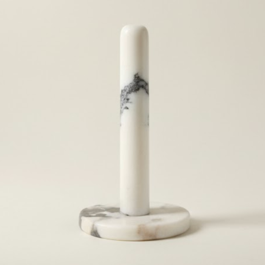 Lilac Marble Paper Towel Holder – Handcrafted Natural Stone