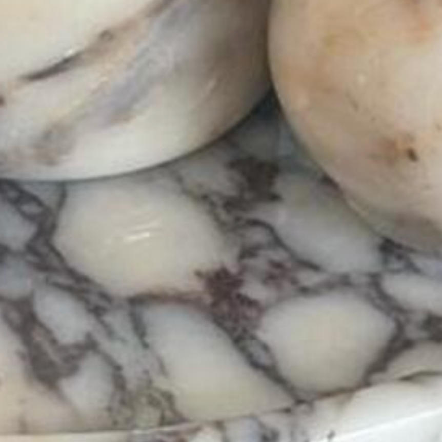 Lilac Marble 6-Piece Spice & Sauce Set – Natural Stone Kitchen Collection