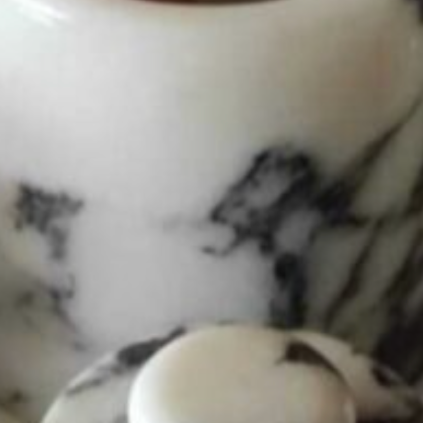 Lilac Marble 7-Piece Spice, Sauce & Spoon Holder Set – Natural Stone Kitchen Collection