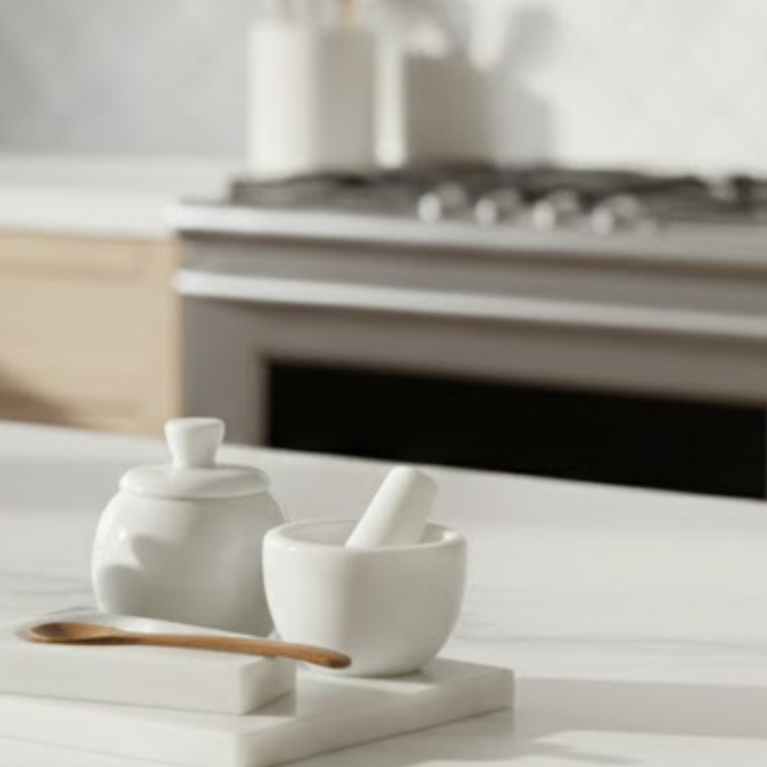 Marble Kitchen Set – 4 Piece Natural Stone Collection