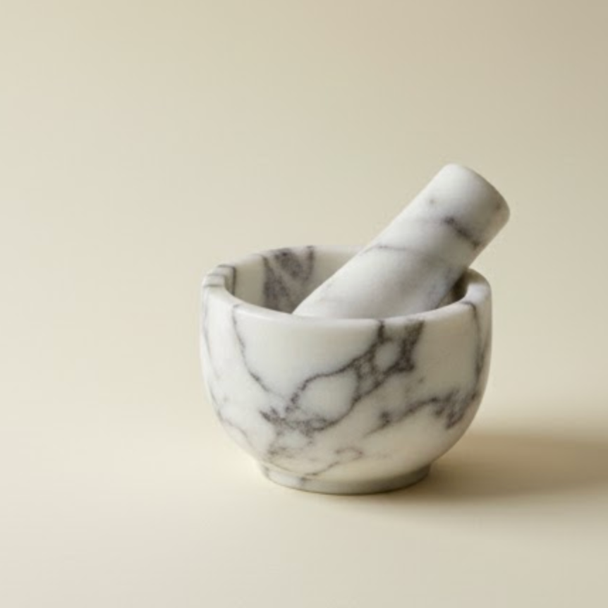 Lilac Marble Kitchen Set – 4-Piece Natural Stone Collection