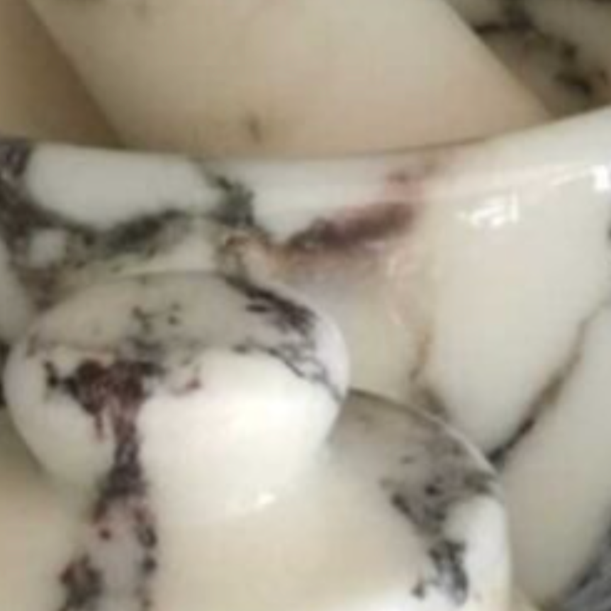 Lilac Marble Kitchen Set – 4-Piece Natural Stone Collection