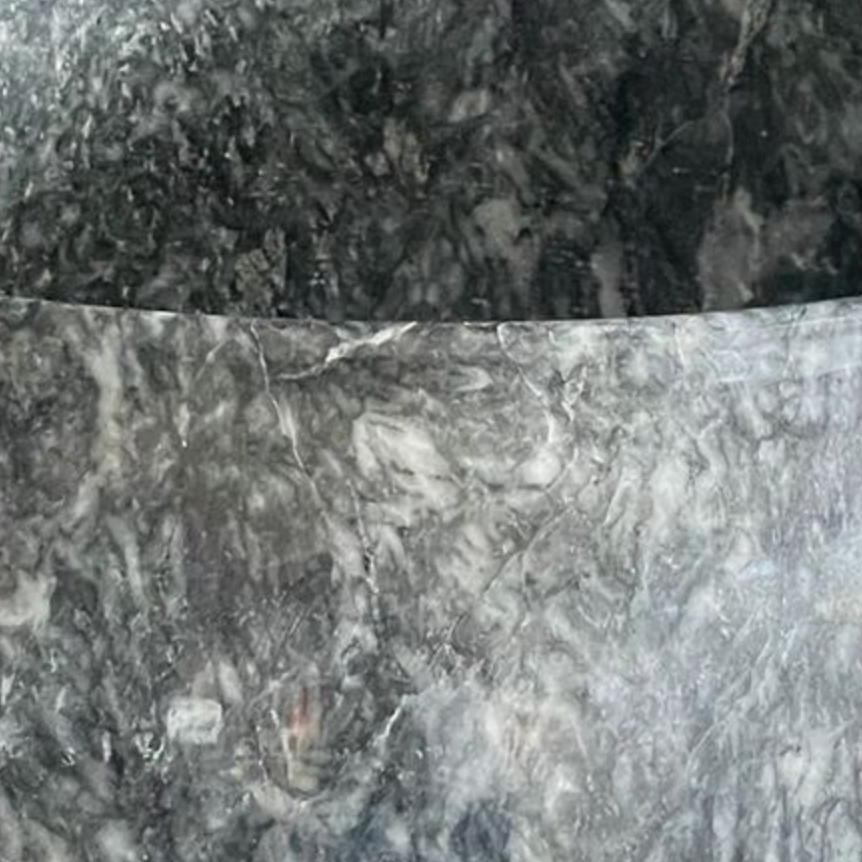 Anthracite Marble Natural Stone Turkish Bath Basin – Pumpkin Form