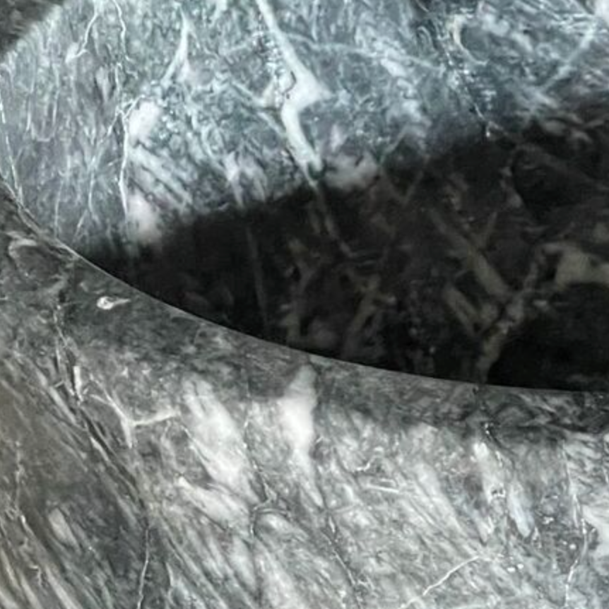 Anthracite Marble Natural Stone Arched Design Turkish Bath Basin – Special Edition