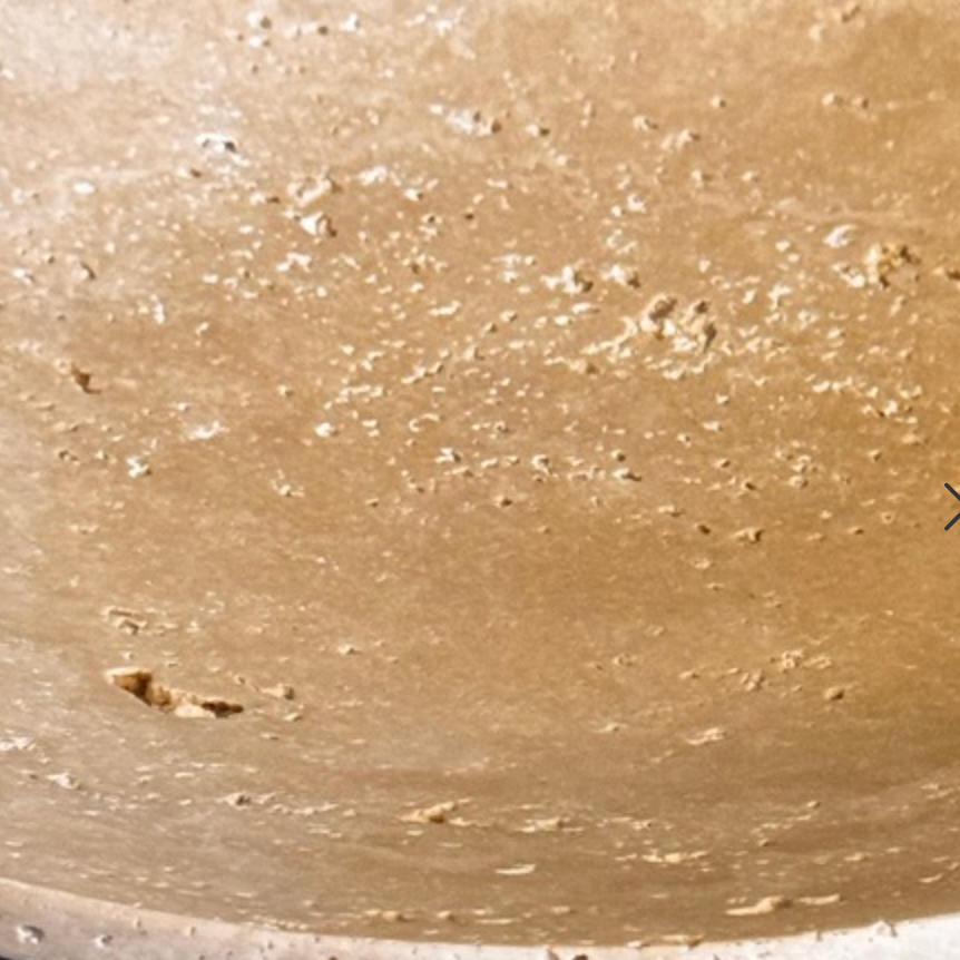 Travertine Stone Pedestal Tray – Minimalist Natural Serving Tray