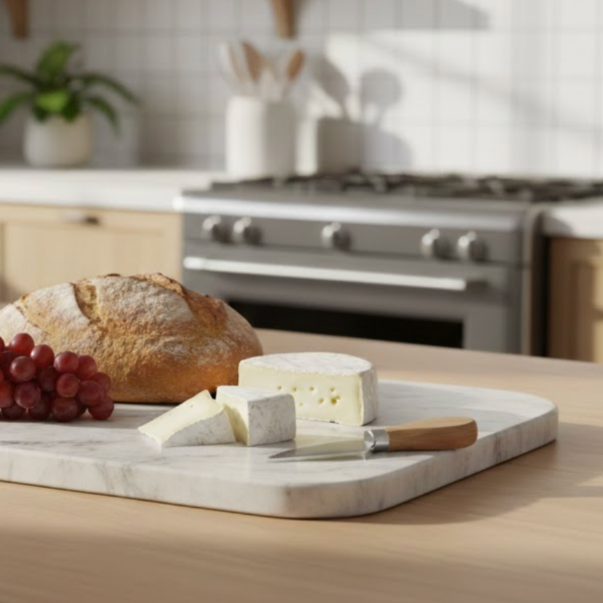 Marble Cutting Board – Bread, Meat & Vegetable Board
