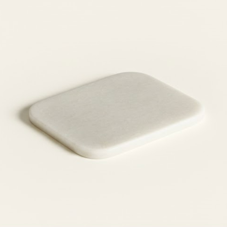 White Marble Cutting Board – Bread, Meat & Vegetable Board