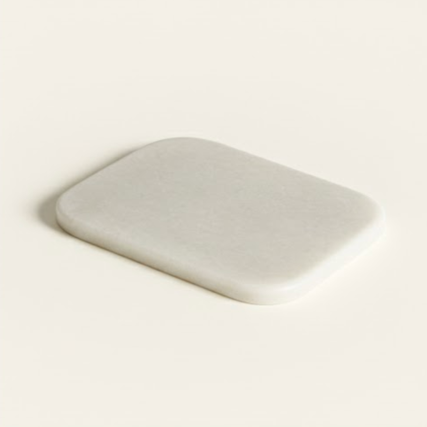 White Marble Cutting Board – Bread, Meat & Vegetable Board