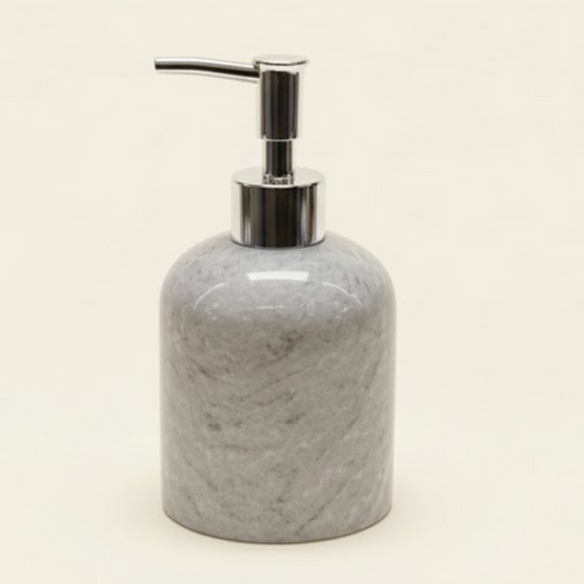 Grey Marble Liquid Soap Dispenser – Timeless Natural Elegance