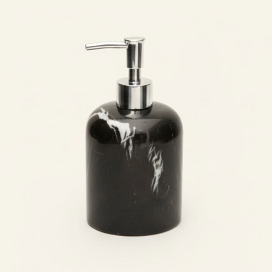 Black Marble Liquid Soap Dispenser (Handcrafted)
