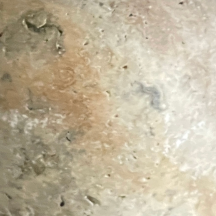 Silver Travertine Natural Stone Soap Dispenser with Tray (Handcrafted Set)