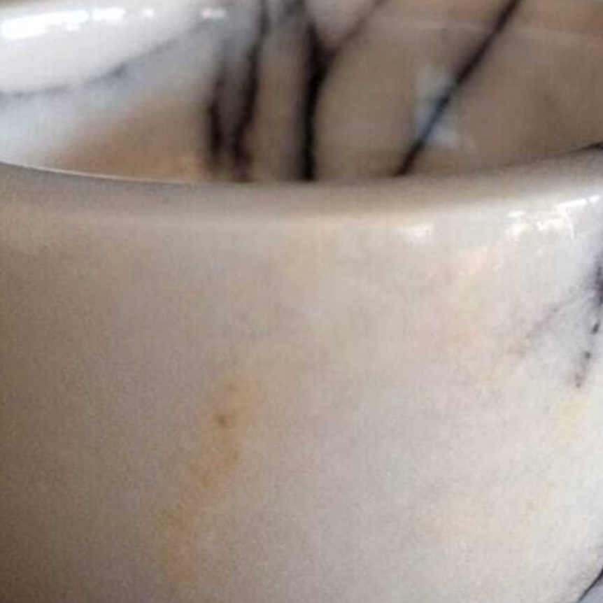 Lilac Marble Snack & Sauce Bowl Set (3 Pieces, Handcrafted)