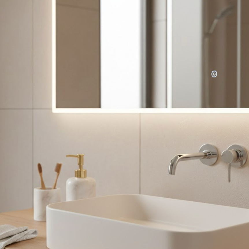 White Marble Bathroom & Kitchen Set (Handcrafted)