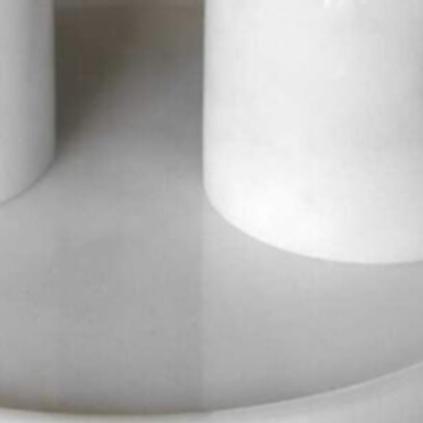 White Marble Bathroom & Kitchen Set (3 Pieces, Handcrafted)