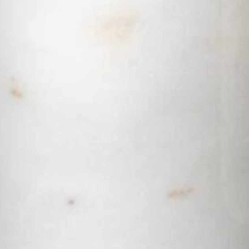 White Marble Bathroom Set with Gold Coral Details (2 Pieces, Handcrafted)