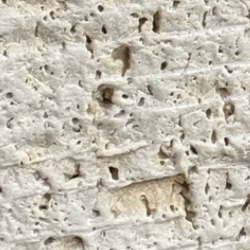 Travertine Bathroom Set (3 Pieces, Handcrafted)