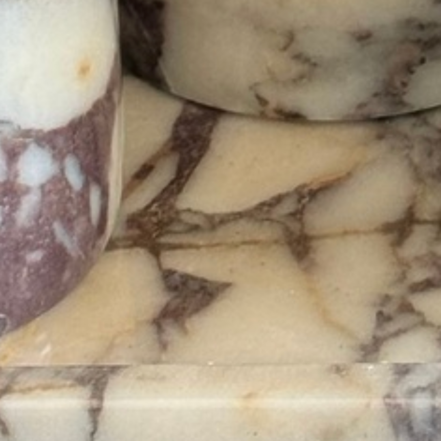 Violet Marble Bathroom Set – Tray (4 Pieces, Handcrafted)