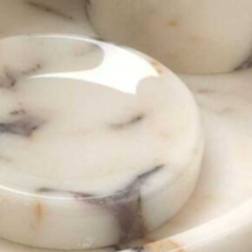 Violet Marble Bathroom Set (5 Pieces, Handcrafted)