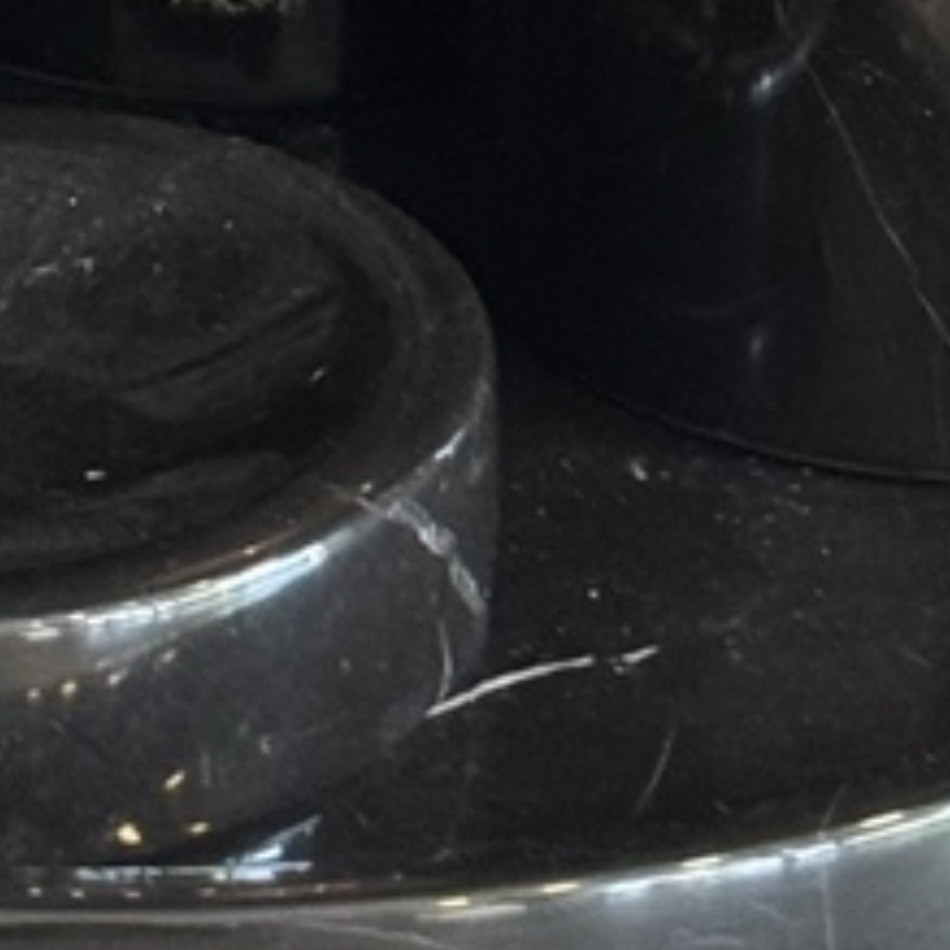 Black Marble Bathroom Set – 5 Pieces (Handcrafted)